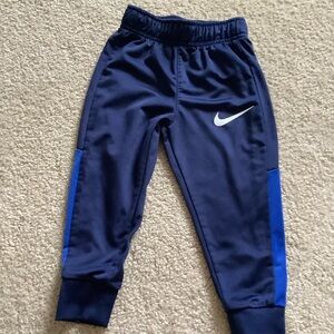 Nike Kids Toddler Blue Jogger Track Pants 2T Athletic Logo Classic sweatpants
